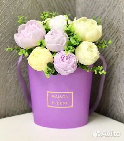 Букет цветов из мыла
