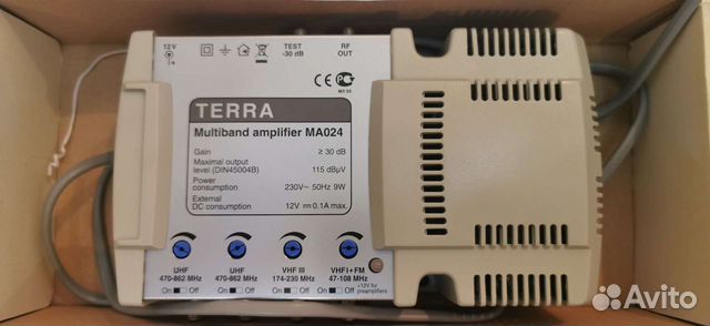 Усилитель тв сигнала terra купить в Москве | Электроника | Авито