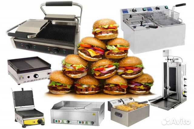 Оборудование для бургеров/хот-догов/шаурмы