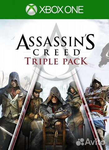 Assassin's creed triple pack xbox one/series