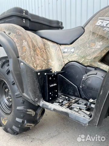 Подножки листовые Yamaha Grizzly + комплект крепе