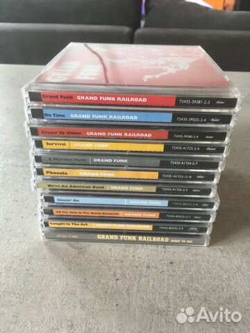 Grand Funk Railroad - 5 фирменных CD дисков