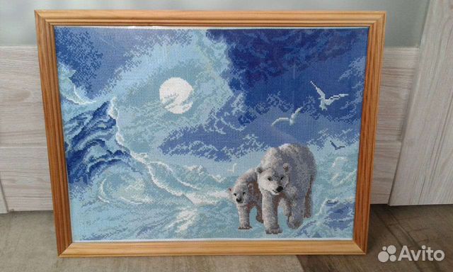 Картина вышитая крестом