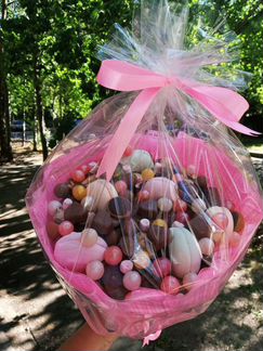 Съедобный букет, букет из шоколада