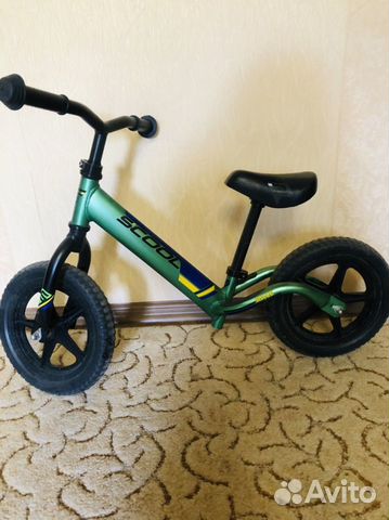 Беговел Scool pedeX Race Light, Зеленый