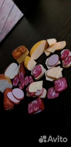 Еда из полимерной глины