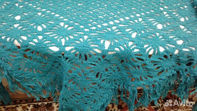 Вязанная косынка