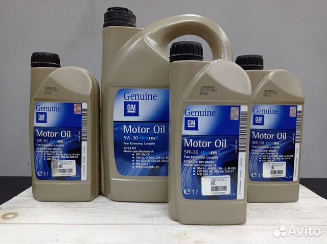 Масло моторное GM Дексос 2 5w30