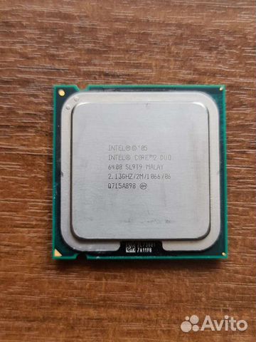 Процессор Intel Core 2 Duo E6400, LGA 775, 2.13 Гц