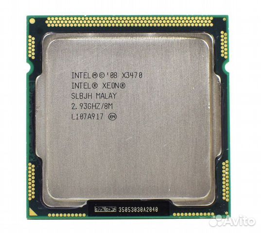 Процессор Intel Xeon X3470 (1156 2.93-3.6GHz 4c/8t