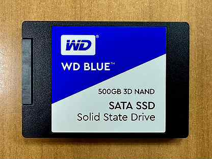 SSD WD Blue WDS500G2B0A 500гб, 2.5", SATA III
