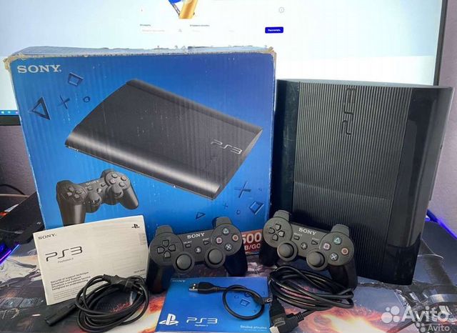 Sony PlayStation 3 Ps3 50игр super slim 500гб
