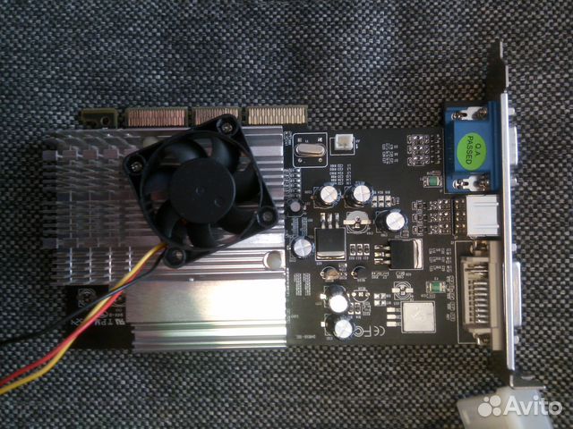 Видеокарта AGP 9250-TD2V-128D Б/У