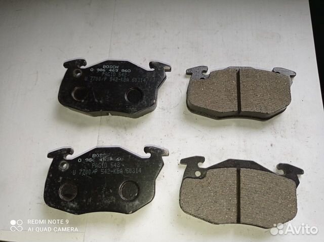 Колодки передние Пежо 405 Bosch 0986469860