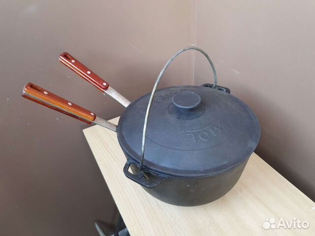 Казан чугунный 6 литров