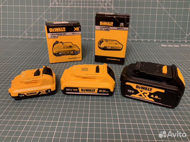 Аккумуляторы dewalt 18 в