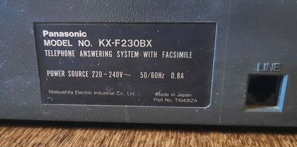 Факс-телефон с автоответчиком Panasonic KX-F230BX