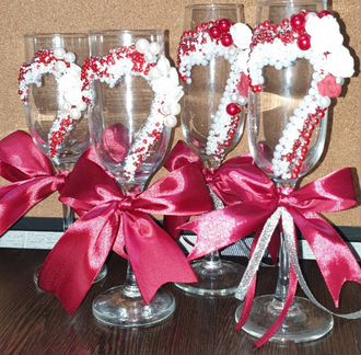 Свадебные бокалы