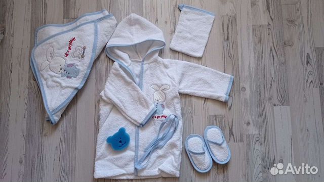 Халат банный детский новый