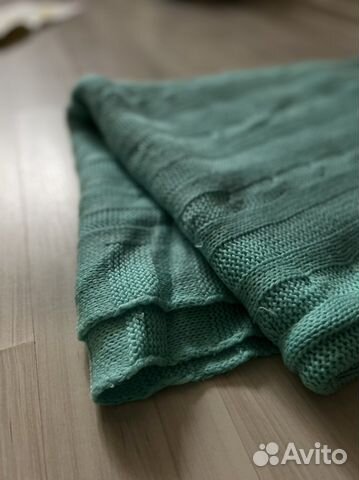Плед покрывало вязанный 150*180