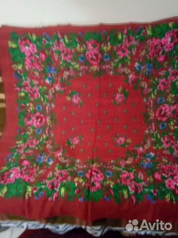 Чистошерстяная шаль производства Японии