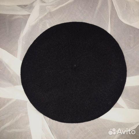 Черный берет, винтаж