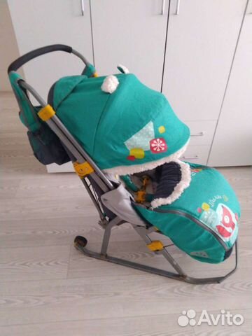 Коляска санки ника 6