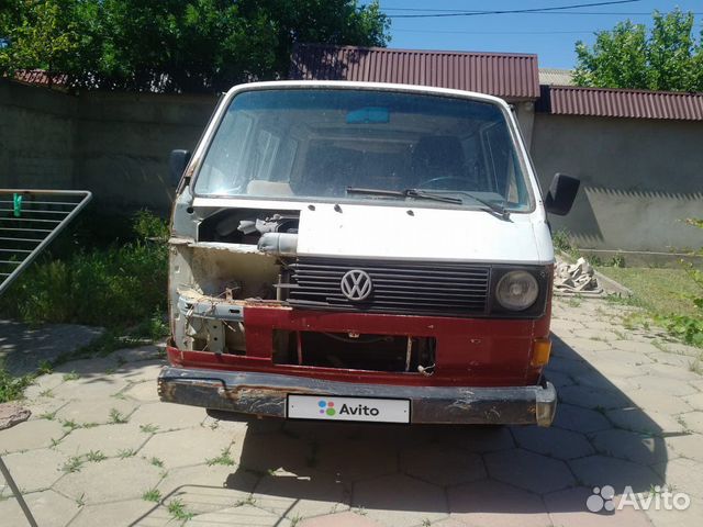 Volkswagen Transporter 1.6 МТ, 1988, битый, 300 000 км