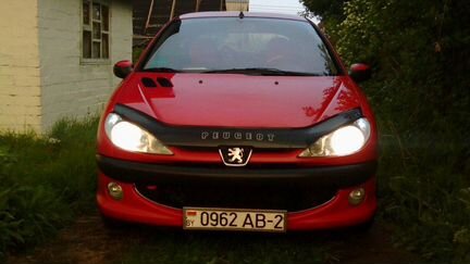 Ветровики, Дефлектор капота Peugeot 206 Sd 2005