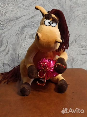 Мягкая игрушка Конь с мешком