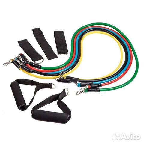 Эспандер трубчатый profi-FIT,универсальный, 5 в 1