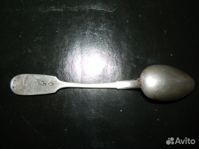 Чайная ложка. Серебро 84x Хлебников Иван Петрович