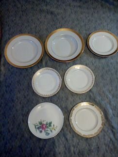 Столовые тарелки лфз СССР и Чехия