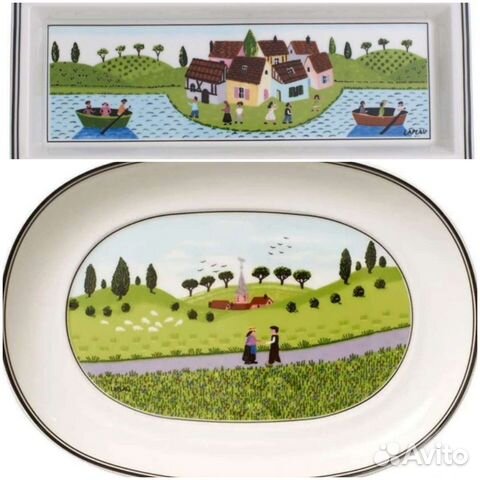 Блюдо тарелка Villeroy Виллерой новое Наиф Naif