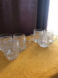 Набор хрустальных кружек