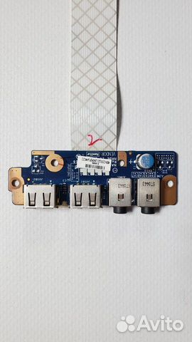 Плата USB и аудио Toshiba Satellite L670