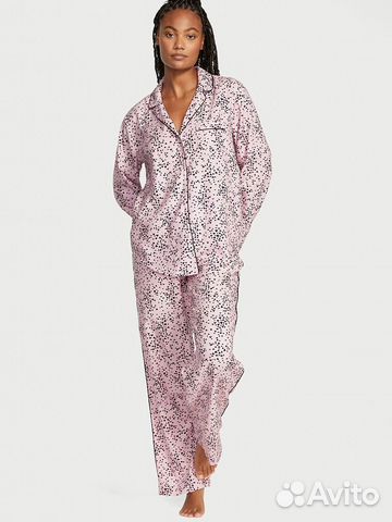 Пижама Victoria's Secret Flannel Long Pajama Set