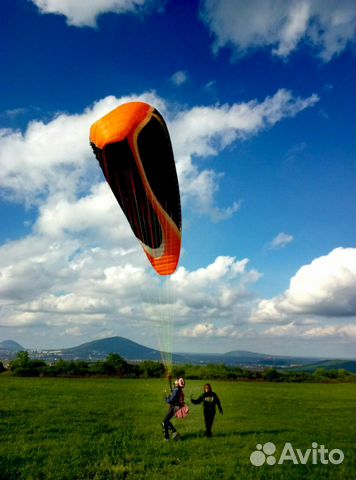 Полеты на параплане с инструктором Юца, Чегем