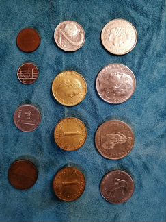 Монеты Франции,Италии,Австрии