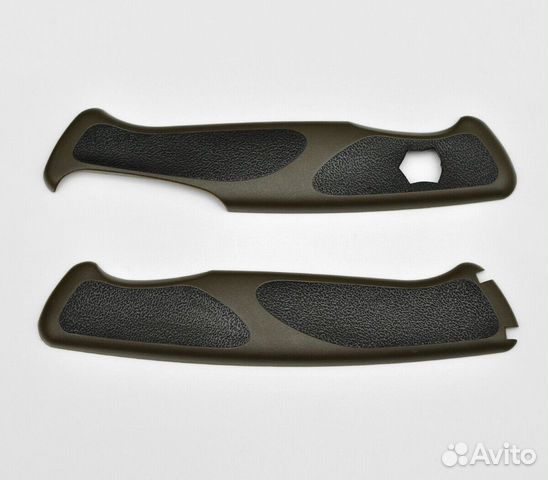 Накладки Плашки 130мм Victorinox Зелено-Черные