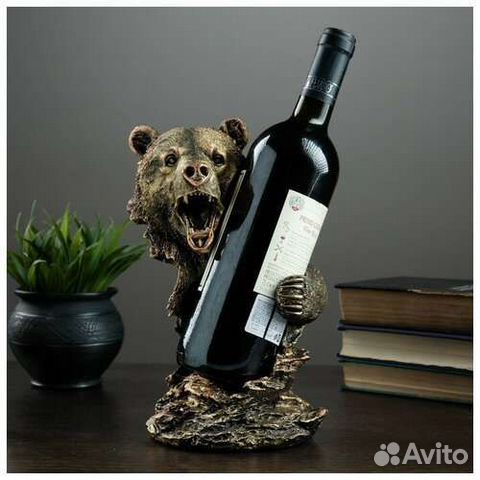 Подставка для бутылки. На подарок, полистоун