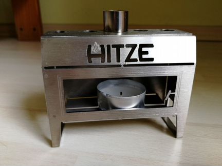 Подсвечник для греющей свечи в виде камина hitze