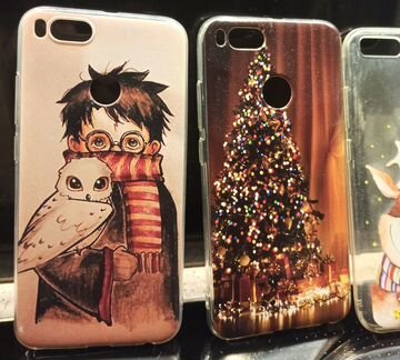 Чехлы (набор) новогодний для xiaomi Mi A1