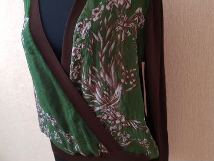 Женский шелковый кардиган hermes размер М