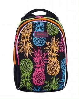Новый рюкзак школьный для девочек Grizzly ананас
