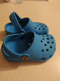 Crocs,тапочки детские, 1+