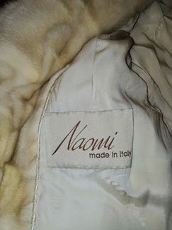 Шуба норковая naomi италия