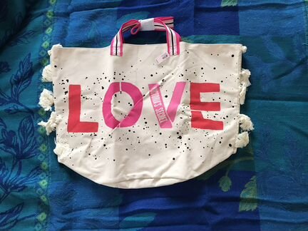 Сумка пляжная victoria secret