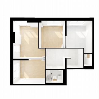 3-к квартира, 74.1 м², 16/24 эт.