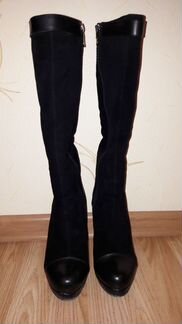 Сапоги зимние замшевые Capiletti